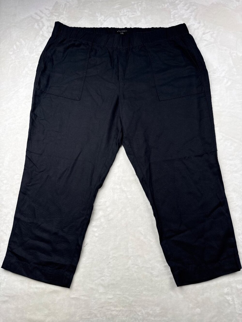 Banana Republic Womens Black Drawstring Casual Pants XXL Cotton Blend